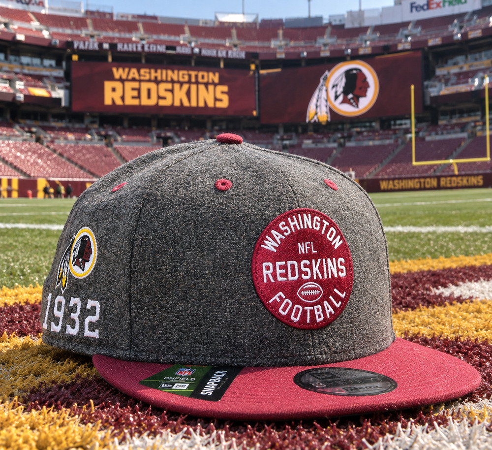 Washington Redskins New Era 9FIFTY NFL 100 Seasons 2019 Sideline Snapback Hat